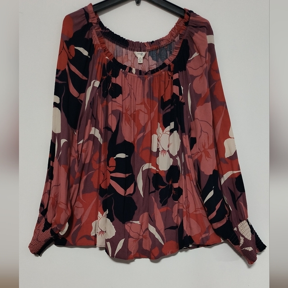 [5x$20] Oversized Floral Top - Size 2X - Picture 1 of 8